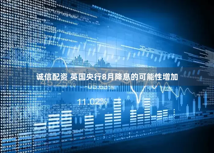 诚信配资 英国央行8月降息的可能性增加